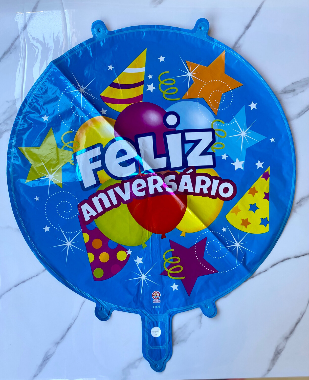 Globo Metálico Grande FELIZ ANIVERSARIO