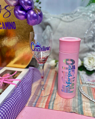 Botella de Vidrio Pink