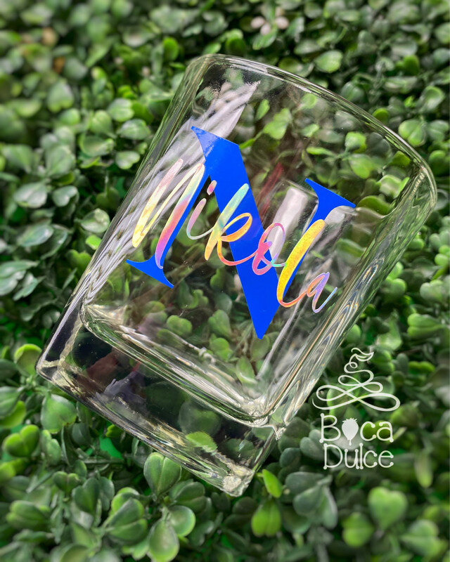 VASO WISKERO PERSONALIZADO