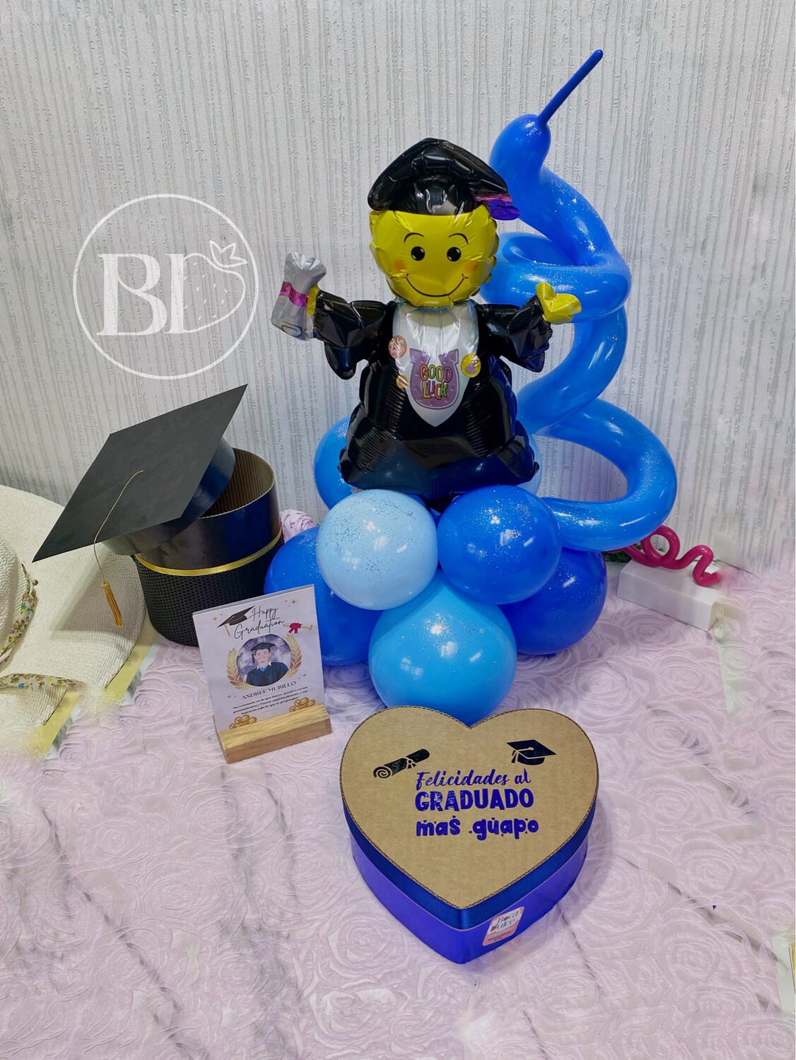 Mini arreglo de Globos Graduado