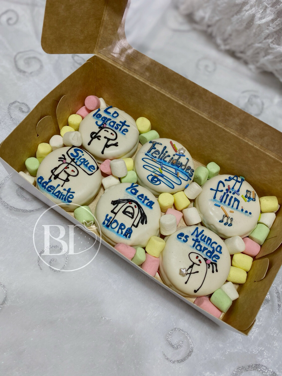 ALFAJORES GRADUACIÓN PERSONALIZADOS BOX6