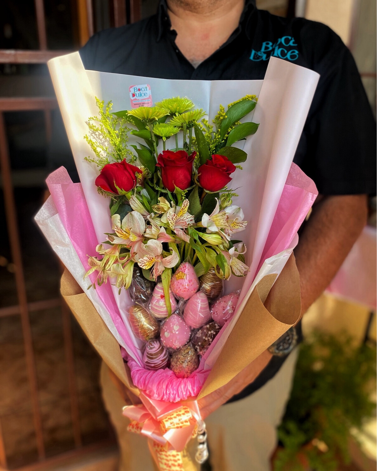 LOVE BOUQUET + 3 rosas