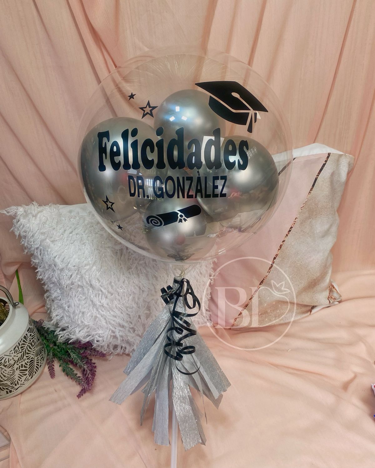 Globo Burbuja de Cristal Mediana Personalizada