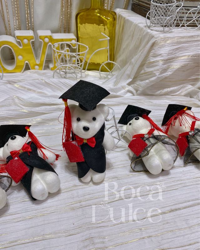 Oso mini graduación