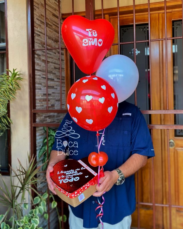 Bouquet de Globos Latex Con Helio 
