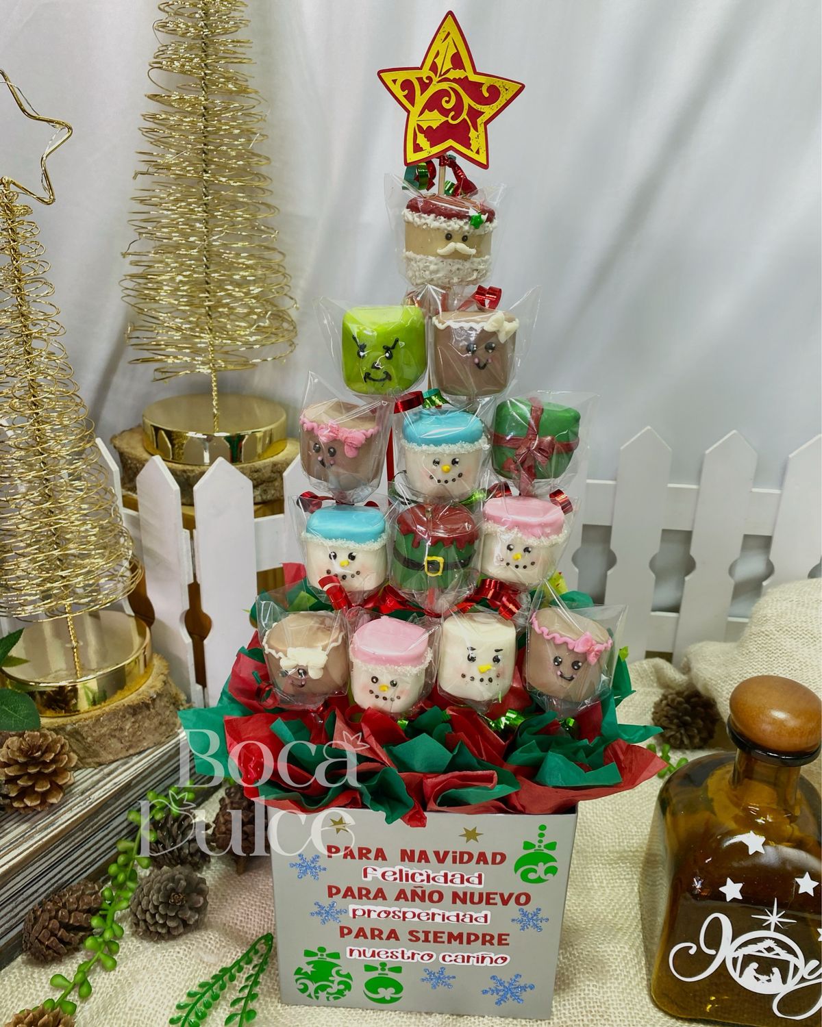 Arbolito Navideño de Bombón