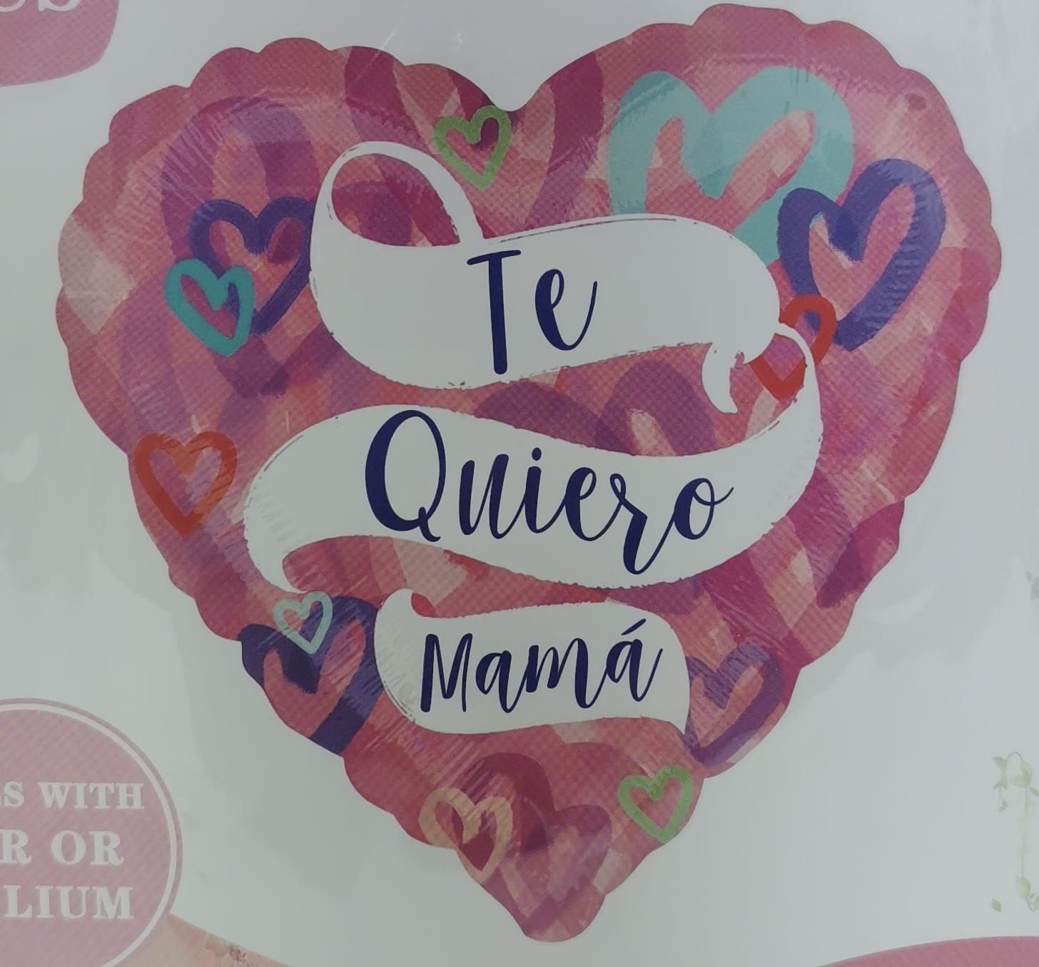 GLOBO METALICO TE QUIERO MAMA
