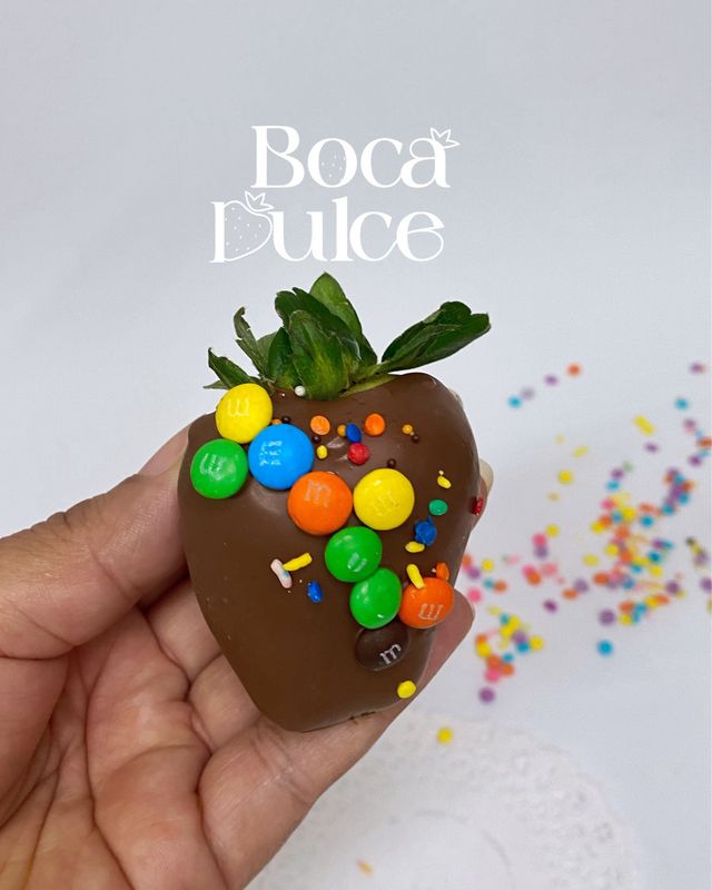 Fresas decoradas. 