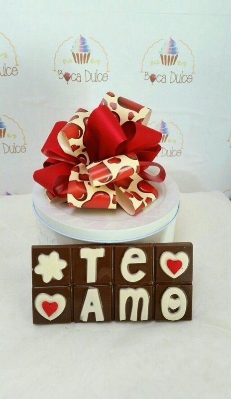 Tableta de Chocolate  TE AMO
