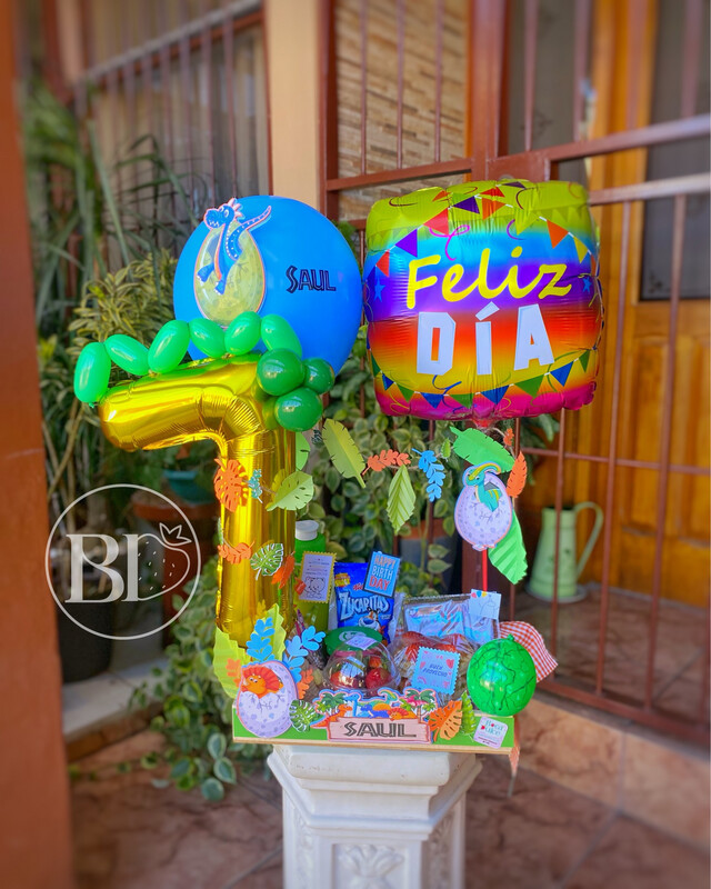 Peques Desayuno — Caja de Desayuno con Globos para Niños