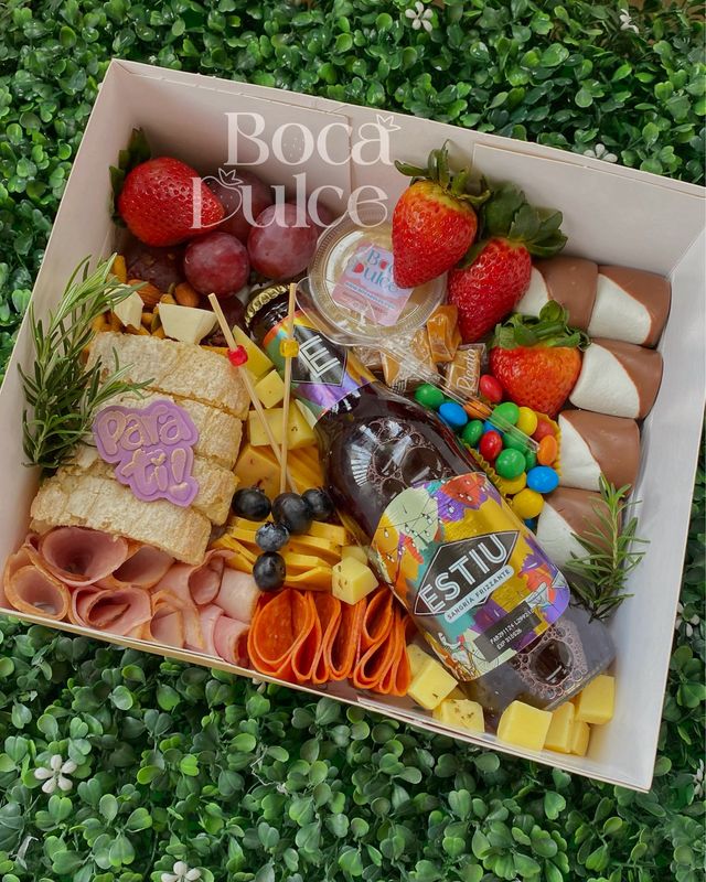 Caja Gourmet Dulce y Salado con Bebida — Para 1 Persona