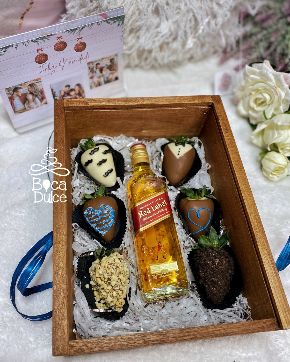 Caja Black Cristal: Whisky y Fresas