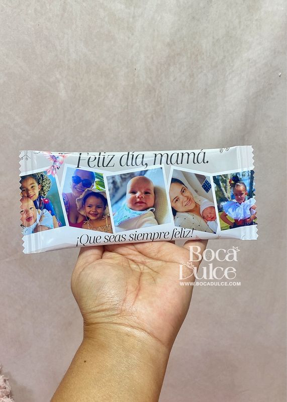 TABLETA CHOCOLATE CON EMPAQUE PERSONALIZADO