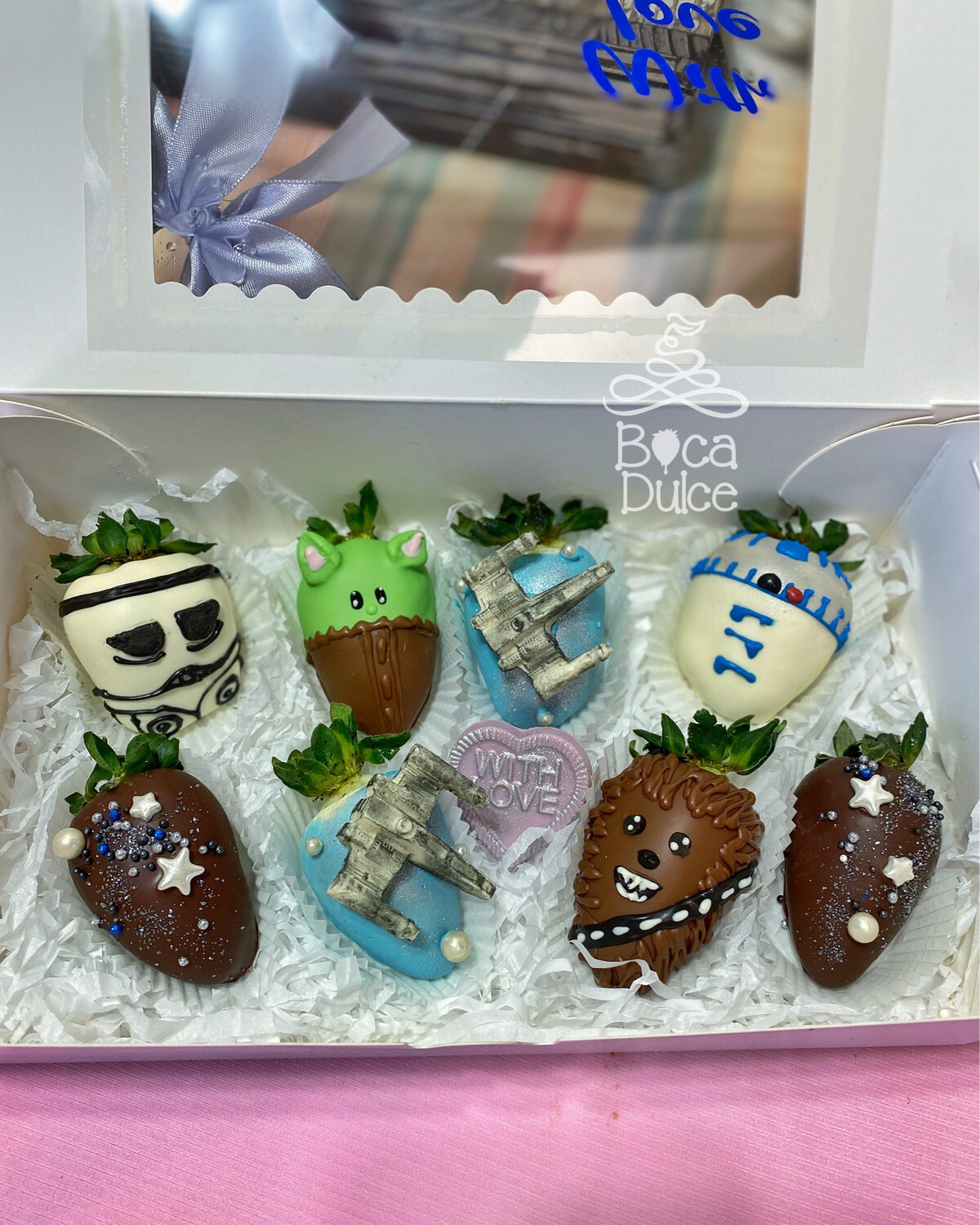 Caja Star Wars: 8 Fresas Temáticas