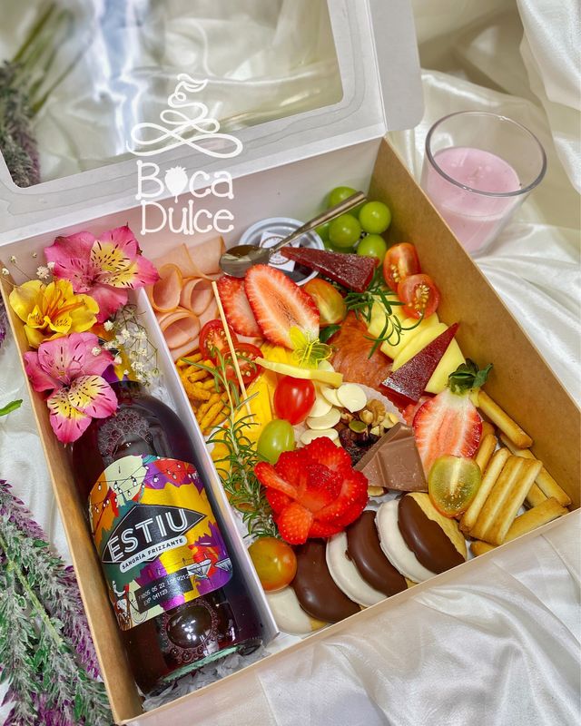Cajita Silver – Charcuteria con Bebida Incluida