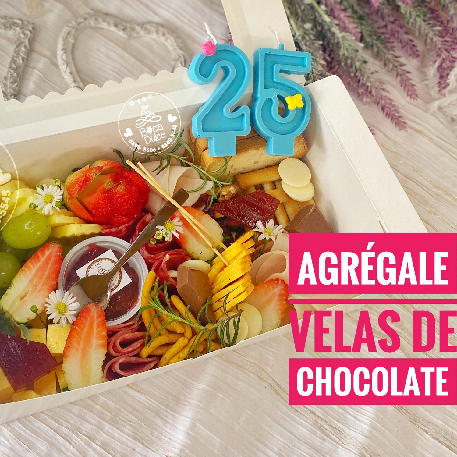 Vela de Chocolate Personalizada