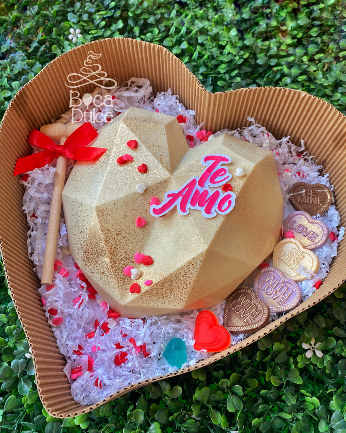 Caja Corazón Diamante Passion de Chocolate Rompible