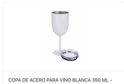 Copa de Acero para Vino Blanca