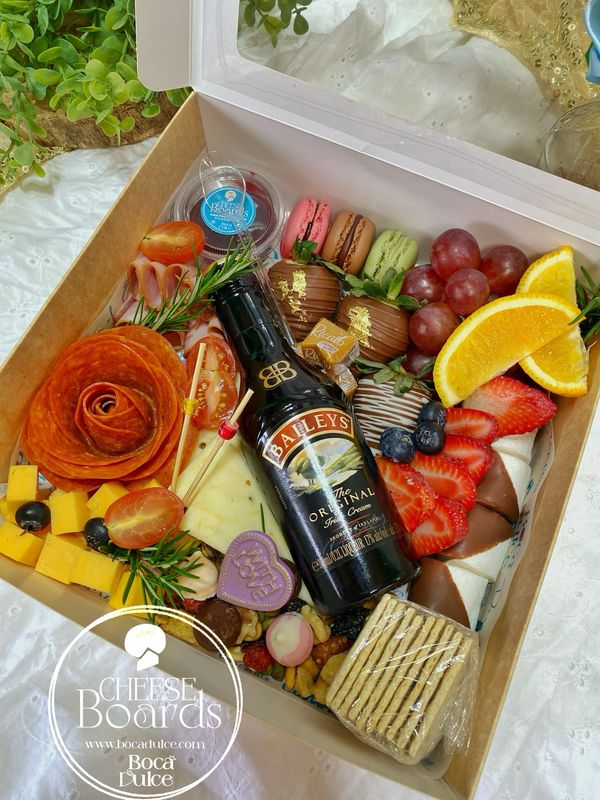 Caja Fusion Morpho – Charcuteria, Postre y Baileys