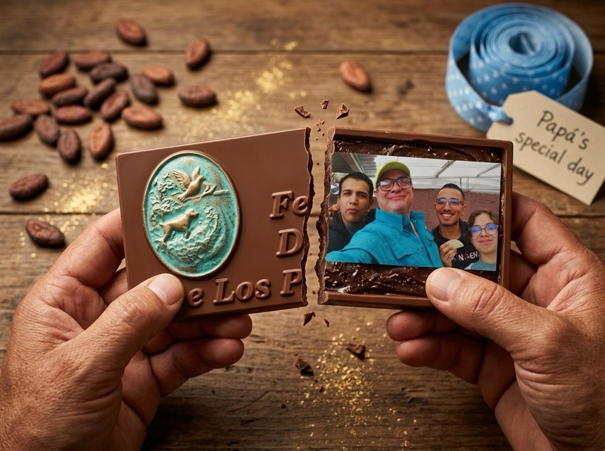 CHOCO MENSAJE EN TABLETA