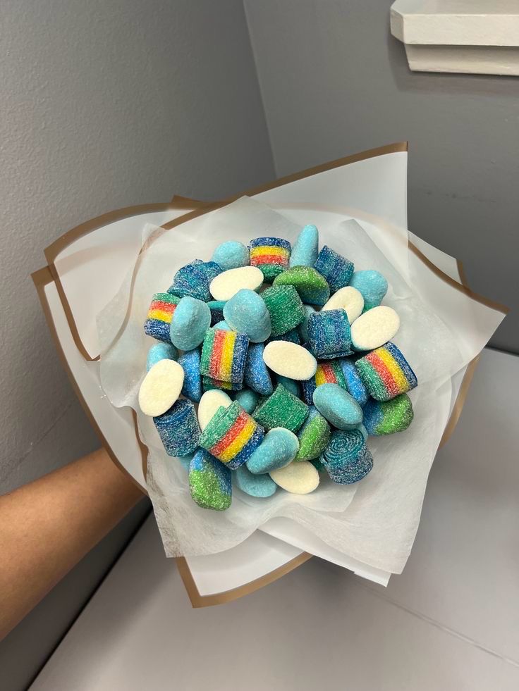 RAMO DE GOMITAS MULTICOLOR PEQUEÑO - DULCE Y ÁCIDO
