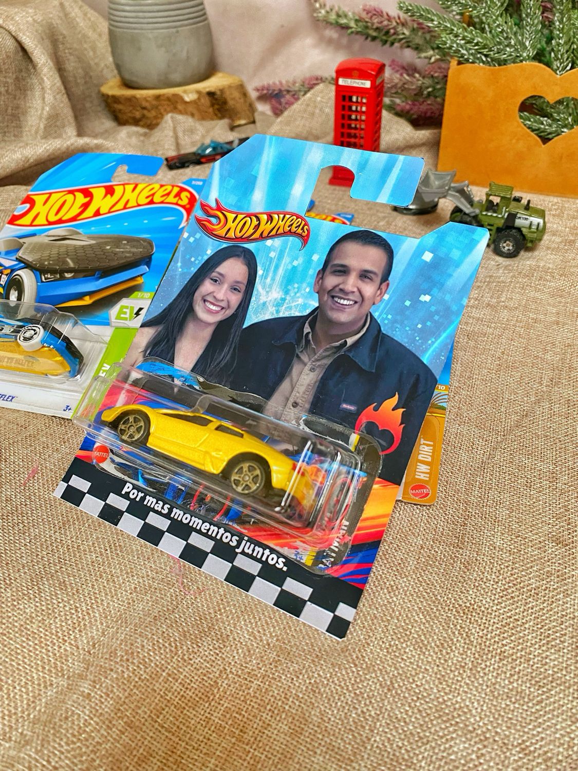 BLÍSTER PERSONALIZADO CARRO HOT WILLS