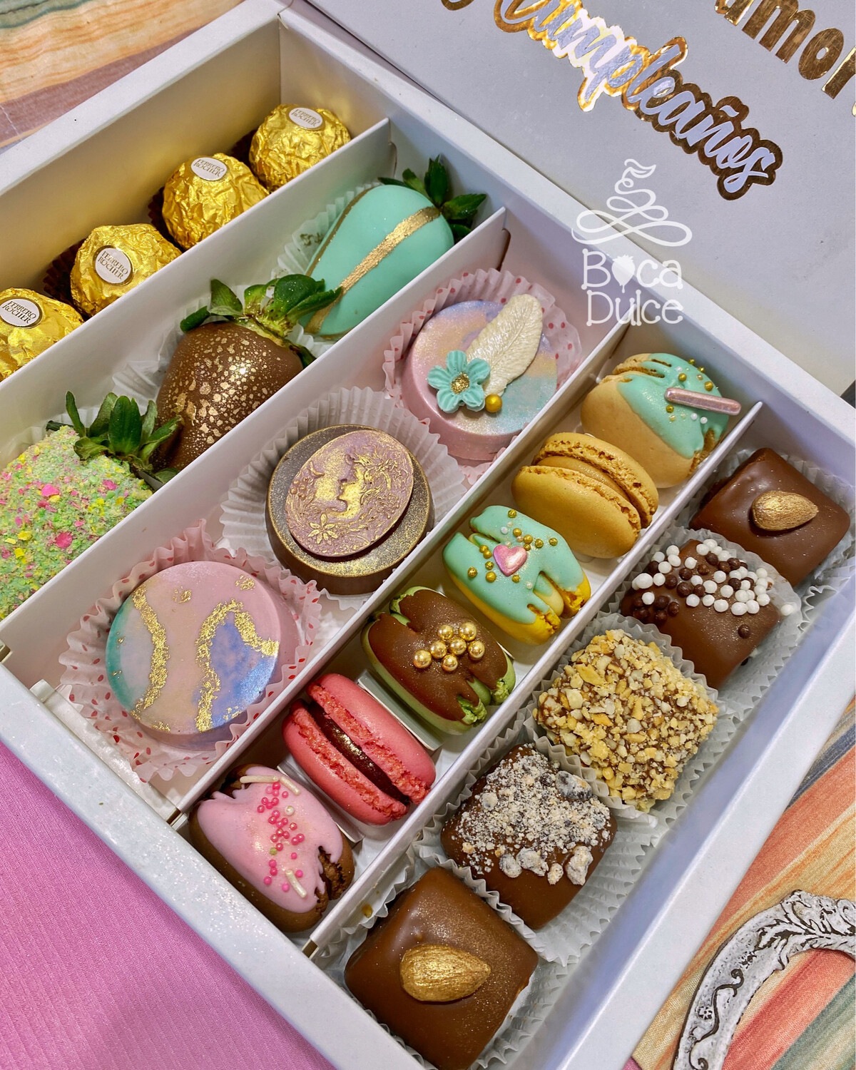 Caja Sweet Celebration: 5 Variedades de Dulces