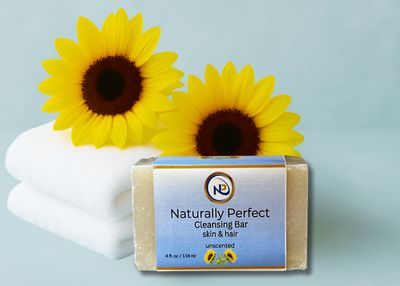 Sunflower Oil Cleansing Bar: Natural Skin &amp; Hair Care