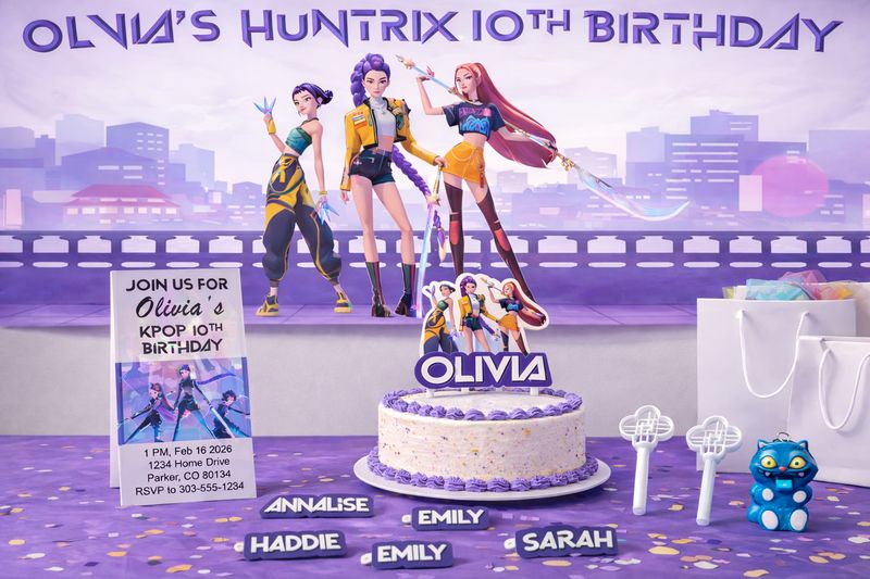 Personalized K-Pop Birthday Party Kit