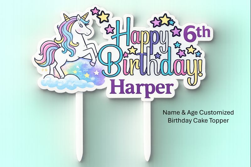 Personalized Cake Toppers