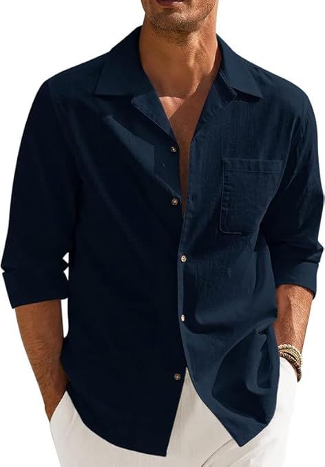 Men’s Casual Cotton Blend Shirt