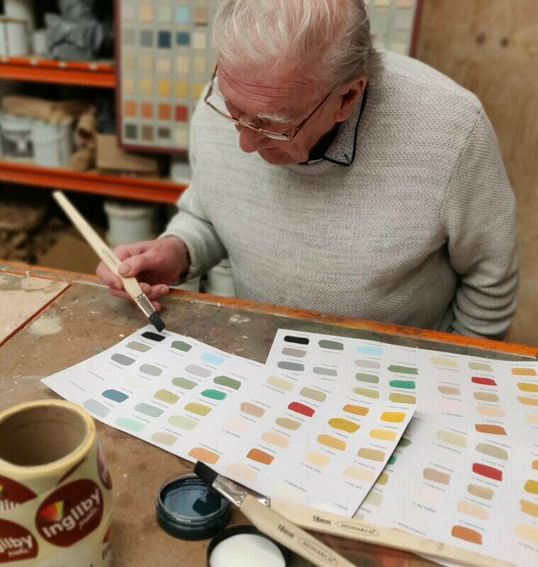Hand Painted Colour Card - Colours By Ted