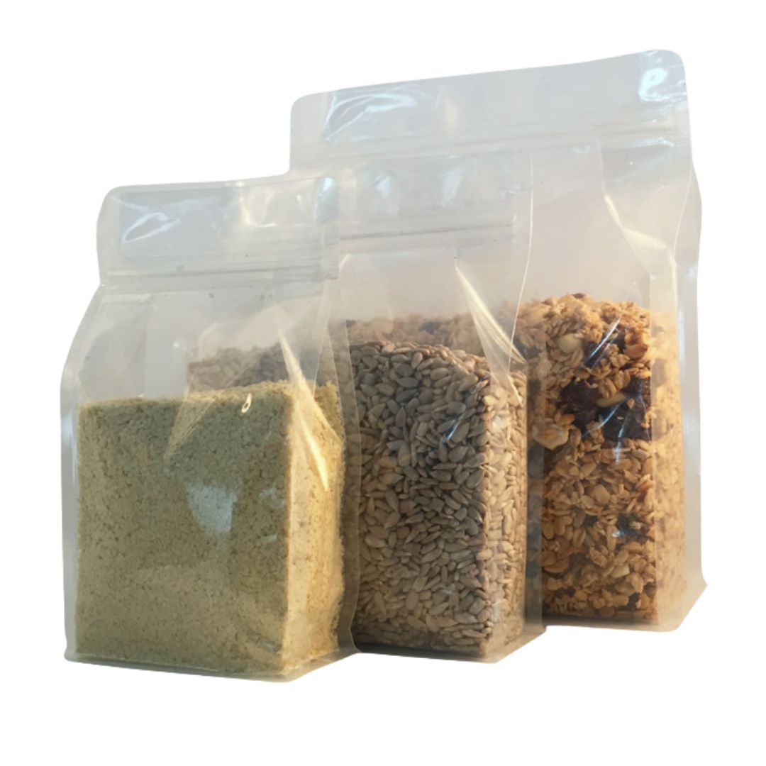 Clear Flat Bottom Pouches