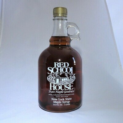 1/2 Gallon Pure Maple Syrup in Glass Jug 00032