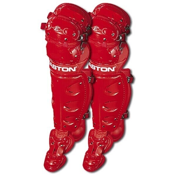 Easton Red Youth Large Force Catchers Leg Guards