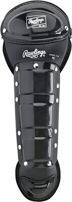Rawlings Youth Deluxe Leg Guards 9-12 Yrs Red