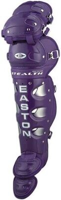 Easton Stealth Adult Leg Guards Purple/Grey