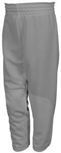 Majestic Grey Pull-On Baseball Pants (AM)