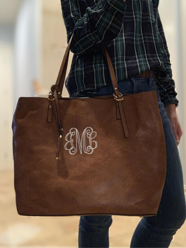 2 in 1 Shoulder Tote/Crossbody Bag (Two Colors available)