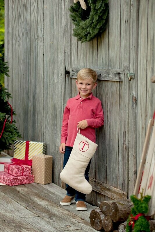 Personalized Juco Burlap Stocking