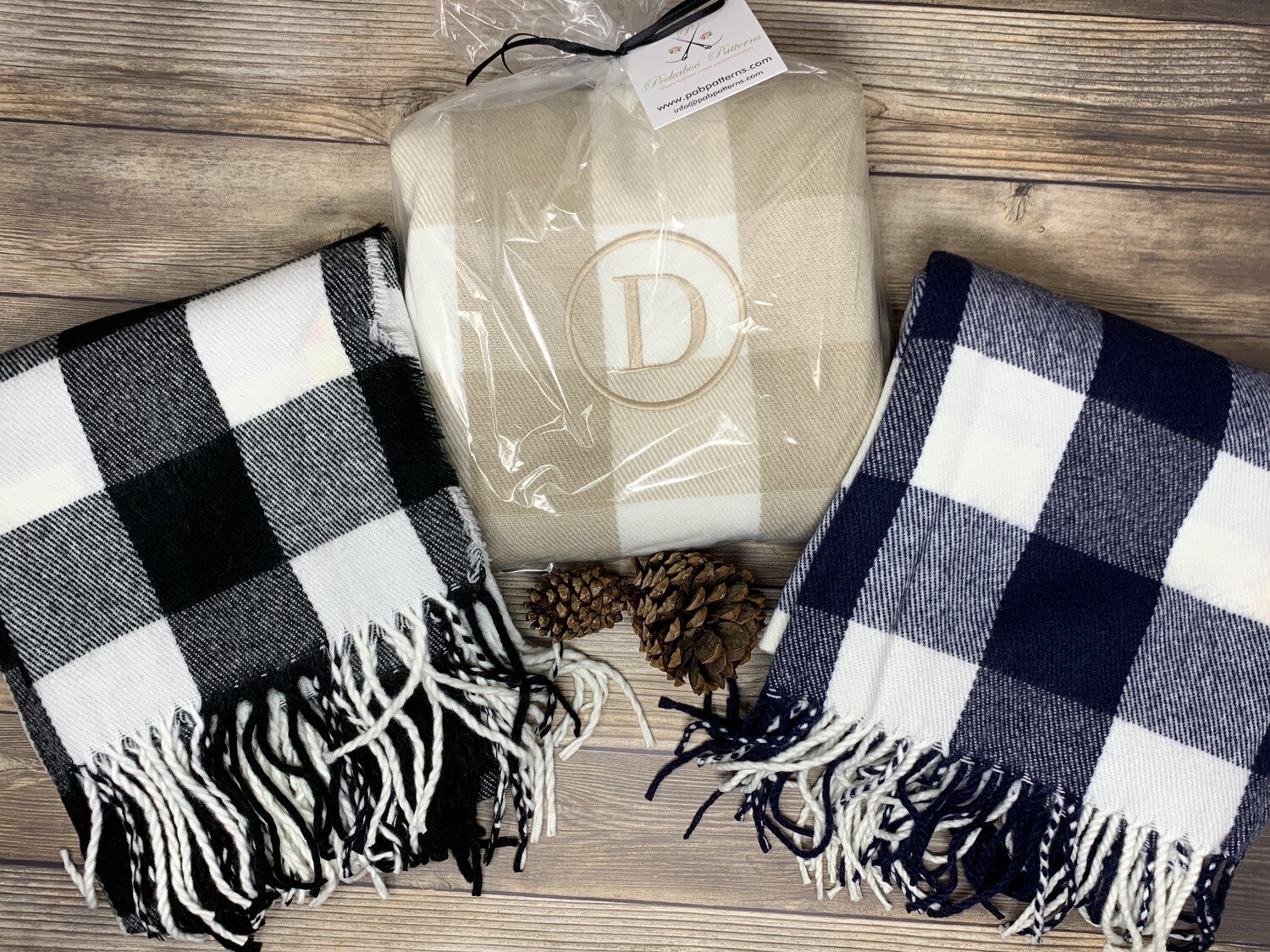 Buffalo Plaid Check Scarf (3 colors)