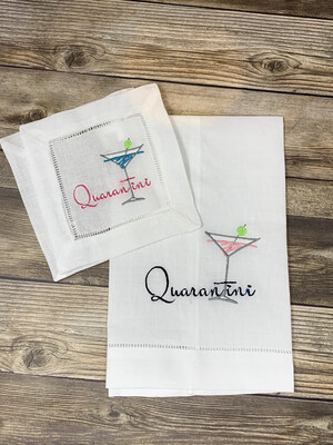 Quarantine Towel/Cocktail Napkins