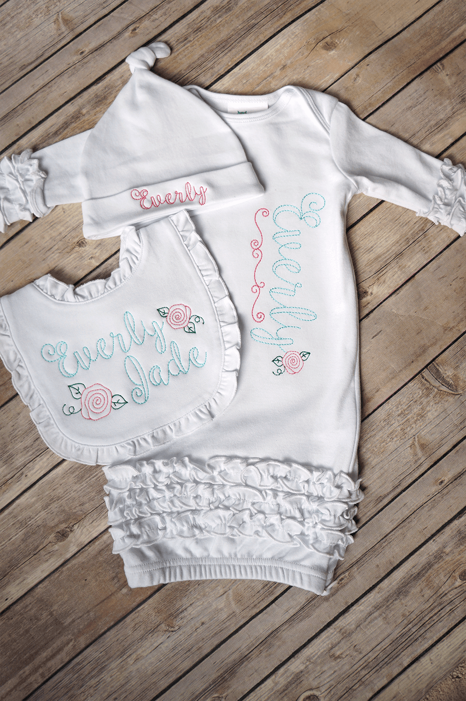 Ruffle Gown Gift Set