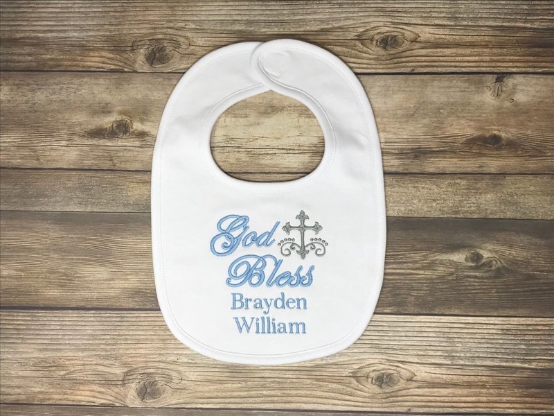 Baptism Day Bib