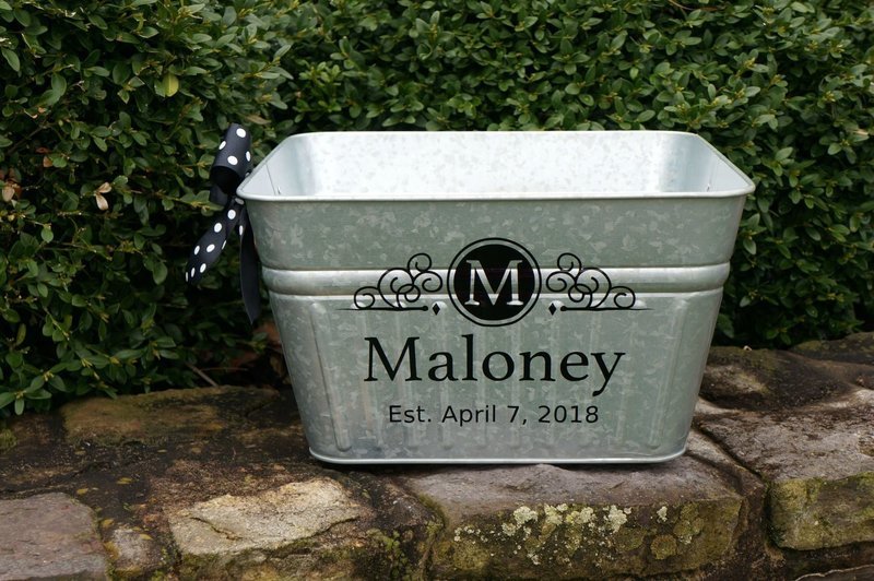Square Galvanized Bucket