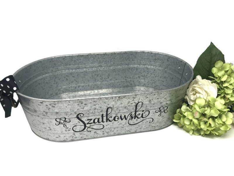 Oval Galvanized Bucket