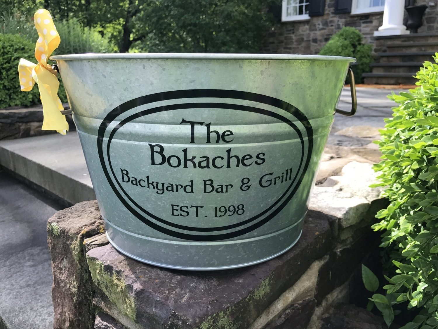 Round Galvanized Bucket