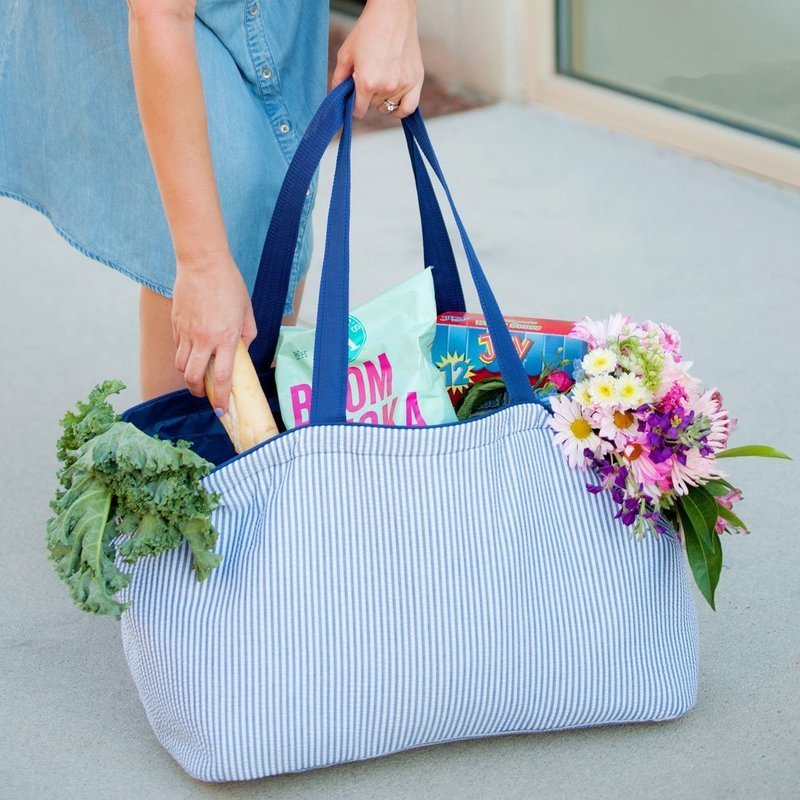 Seersucker Ultimate Tote Bag