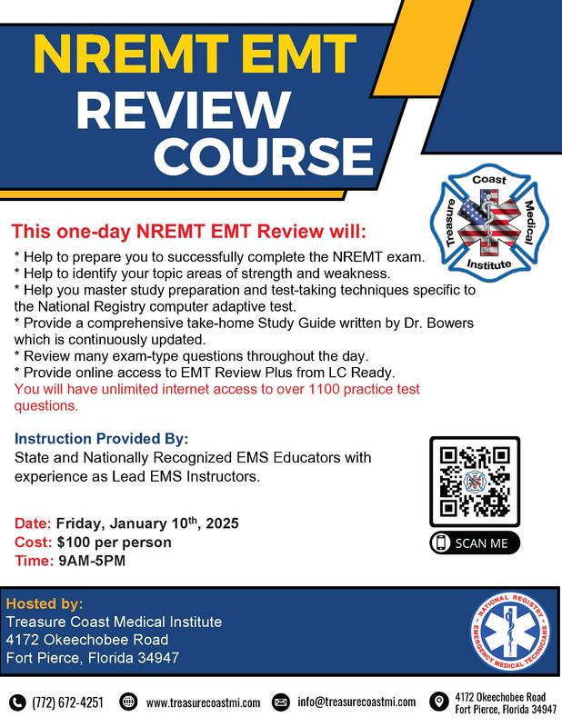 EMT Exam Review Class