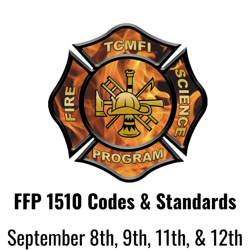 FFP 1510 Codes and Standards (In Person) September 8, 9, 11, &amp; 12, 2025